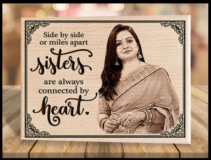 7x8.5 INCHES WOODEN FRAME
