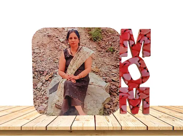 Cutout Wood Frame 5x7 inches