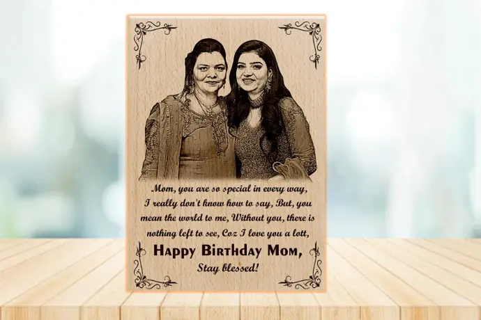7x8.5 INCHES WOODEN FRAME